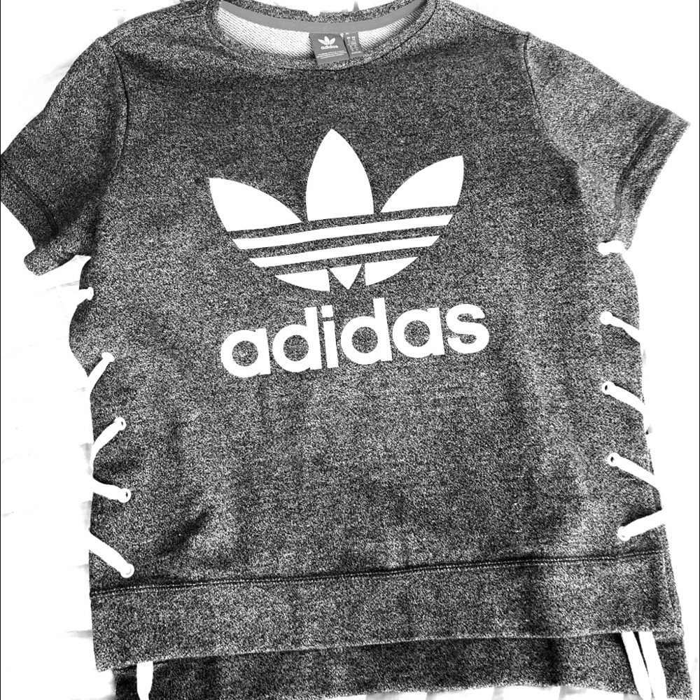 Adidas Shirt Sleeve Sweatshirt